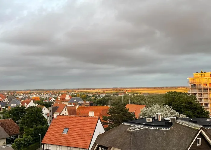 Enjoy Zee En Uitzicht Op Hinterland Westende